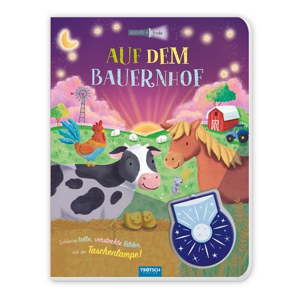 Produktbild: TR&Ouml;TSCH - Taschenlampenbuch Leuchte und finde Auf dem Bauernhof| Ab 3 Jahren