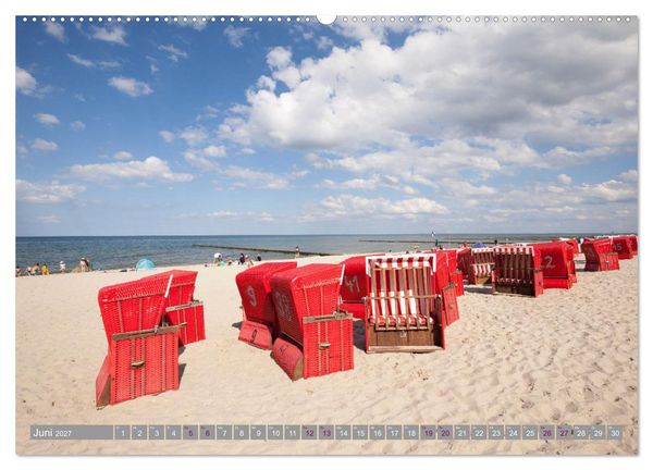 Produktbild: Usedom - Perle an der Ostsee (Wandkalender 2027 DIN A2 quer), CALVENDO Monatskalender