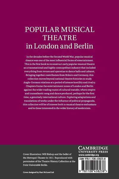 Produktbild: Popular Musical Theatre in London and Berlin