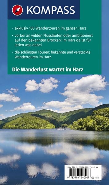Produktbild: KOMPASS Wanderlust Harz