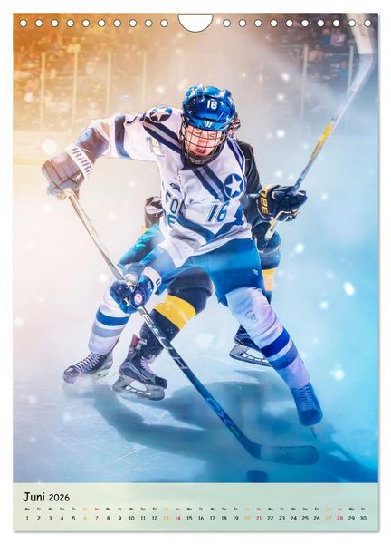 Produktbild: Eishockey Leidenschaft (Wandkalender 2026 DIN A4 hoch), CALVENDO Monatskalender