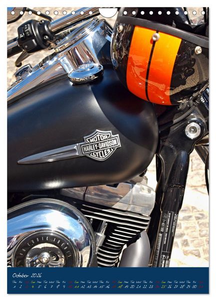 Produktbild: Harley Davidson in Details (Wall Calendar 2026 DIN A4 portrait), CALVENDO 12 Month Wall Calendar