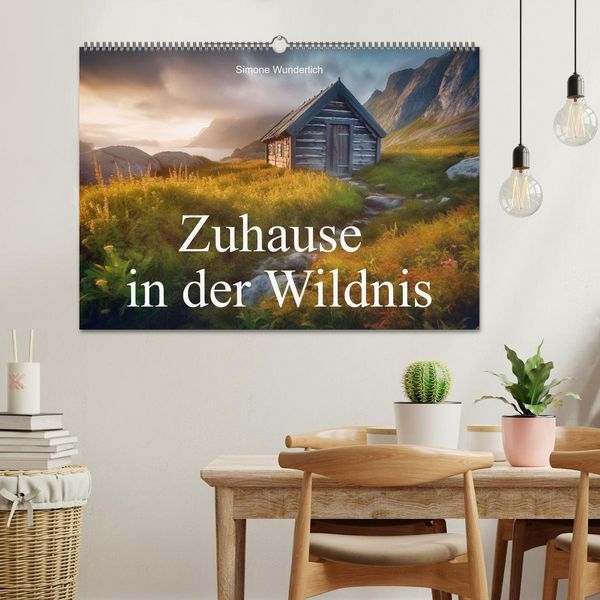 Produktbild: Zuhause in der Wildnis (Wandkalender 2026 DIN A2 quer), CALVENDO Monatskalender