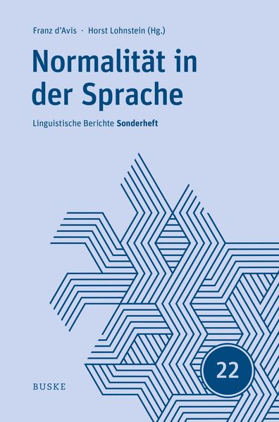 Produktbild: Normalit&auml;t in der Sprache