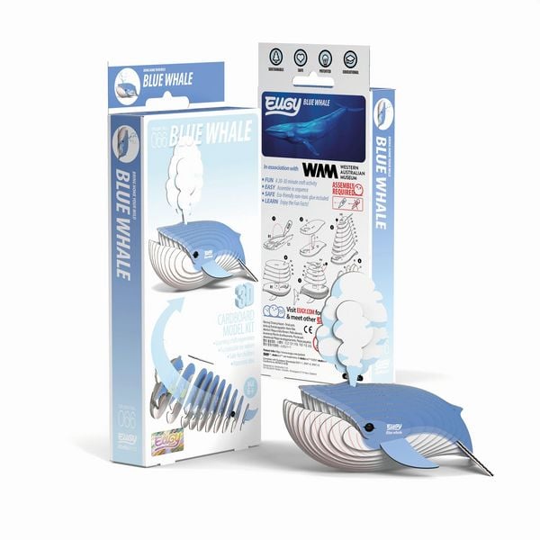 Produktbild: EUGY - 3D Bastelset Blauwal