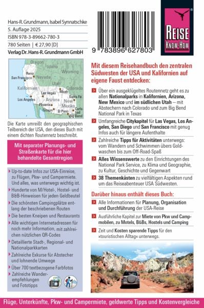 Produktbild: Reise Know-How Reisef&uuml;hrer USA S&uuml;dwesten