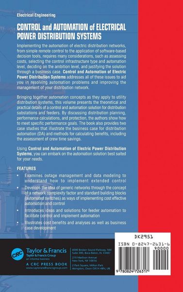 Produktbild: Control and Automation of Electrical Power Distribution Systems