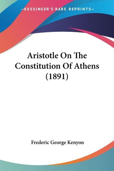 Produktbild: Aristotle On The Constitution Of Athens (1891)