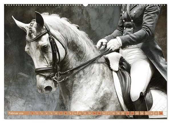 Produktbild: Wild im Herz, weich in der Hand (Wandkalender 2026 DIN A2 quer), CALVENDO Monatskalender