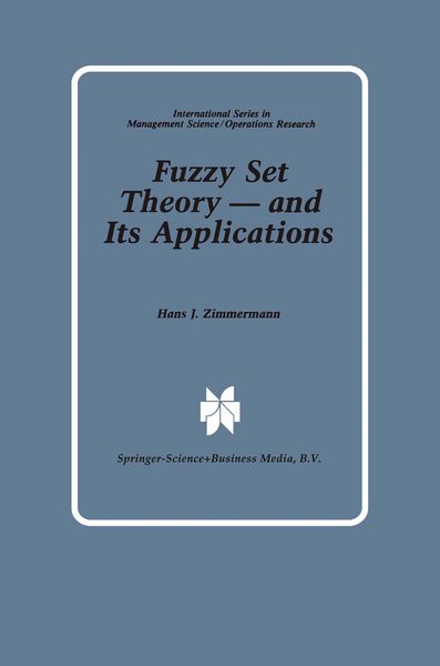 Produktbild: Fuzzy Set Theory &mdash; and Its Applications