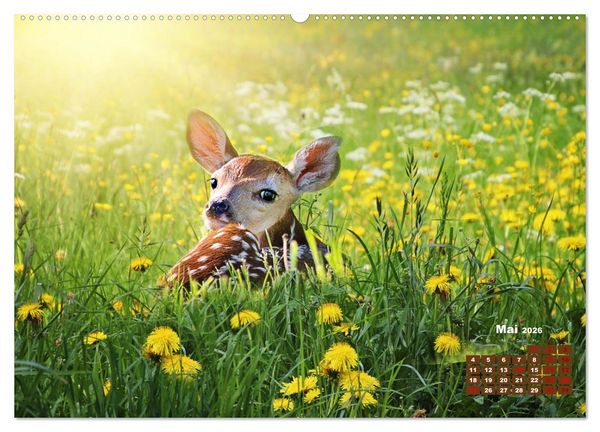 Produktbild: Tiere in freier Wildbahn by VogtArt (hochwertiger Premium Wandkalender 2026 DIN A2 quer), Kunstdruck in Hochglanz