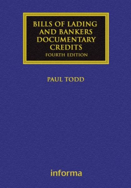 Produktbild: Todd, P: Bills of Lading and Bankers' Documentary Credits