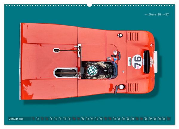 Produktbild: Legenden des Rennsports Historic Sports Cars 1960-1975 (hochwertiger Premium Wandkalender 2026 DIN A2 quer), Kunstdruck in Hochglanz