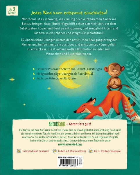 Produktbild: Kinder-Yoga zum Einschlafen