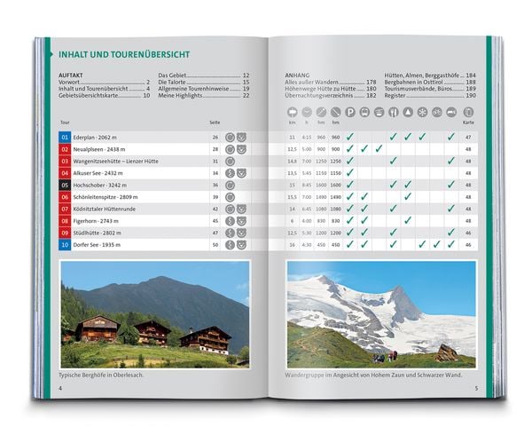 Produktbild: KOMPASS Wanderf&uuml;hrer Osttirol, Venediger- und Glocknergruppe, Defereggental, Lienzer Dolomiten, 50 Touren mit Extra-Tourenkarte