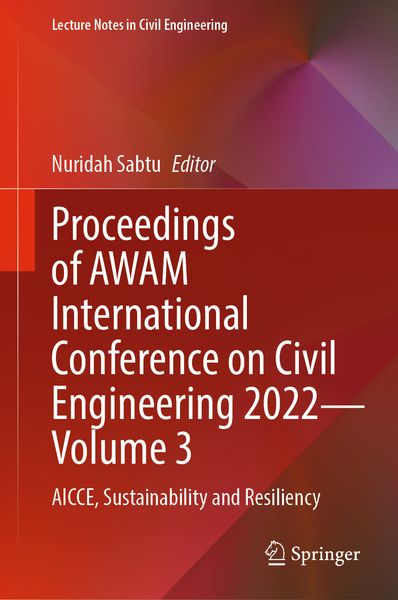 Produktbild: Proceedings of AWAM International Conference on Civil Engineering 2022 - Volume 3