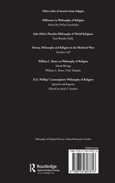 Produktbild: Philosophy of Religion in the Renaissance