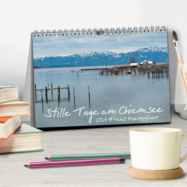 Produktbild: Stille Tage am Chiemsee (Tischkalender 2026 DIN A5 quer), CALVENDO Monatskalender