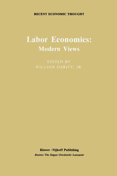 Produktbild: Labor Economics: Modern Views