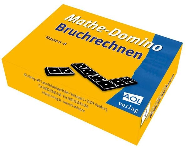 Mathe-Domino: Bruchrechnen, Game von Martin Kramer, Scolix in der AAP Lehrerwelt GmbH, 978-3-403-19951-9