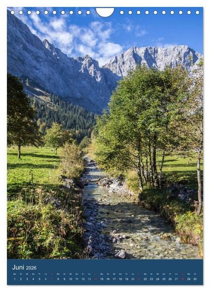 Produktbild: Karwendel - Hinterriss-Eng (Wandkalender 2026 DIN A4 hoch), CALVENDO Monatskalender
