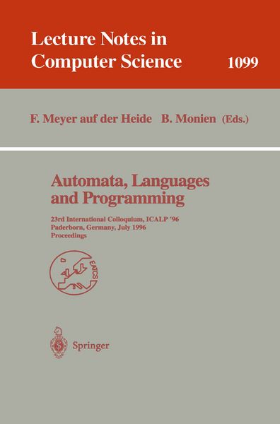 Produktbild: Automata, Languages and Programming