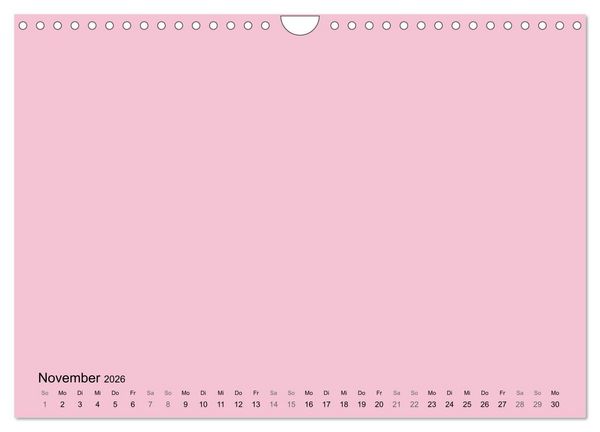 Produktbild: DIY Bastel-Kalender -Warme Pastell Farben- Zum Selbstgestalten (Wandkalender 2026 DIN A4 quer), CALVENDO Monatskalender