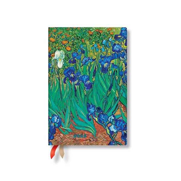 Produktbild: Paperblanks 2026 Van Gogh's Irises Van Gogh's Irises 12-Month Planner Mini Horizontal Elastic Band 160 Pg 100 GSM