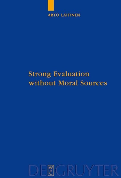Produktbild: Strong Evaluation without Moral Sources