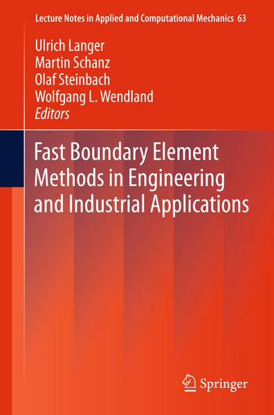 Produktbild: Fast Boundary Element Methods in Engineering and Industrial Applications