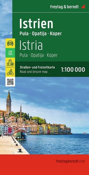 Produktbild: Freytag & berndt Stra&szlig;enkarte Istrien 1:100.000