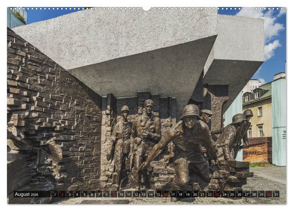Produktbild: Ein Wochenende in Warschau (Wandkalender 2026 DIN A2 quer), CALVENDO Monatskalender