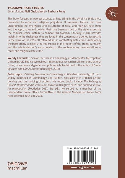 Produktbild: Racial and Religious Hate Crime