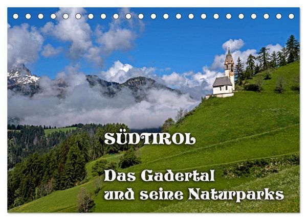 Produktbild: S&uuml;dtirol - Das Gadertal und seine Naturparks (Tischkalender 2026 DIN A5 quer), CALVENDO Monatskalender