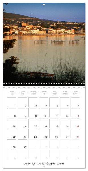 Produktbild: E&acute;tang de Thau en Me&acute;diterrane&acute;e (Calendrier mural carr&eacute; 2026 30x30 cm) Calendrier double avec une page pour vos prises de notes