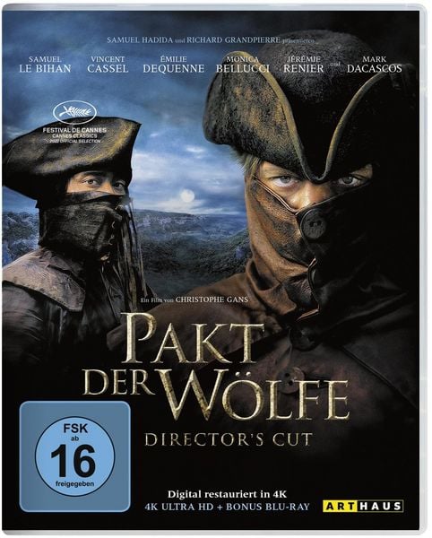 Produktbild: Pakt der W&ouml;lfe - Director's Cut (4K Ultra HD) (+ Bonus-Blu-ray)