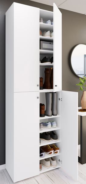 Produktbild: XL Holz Gro&szlig;er Schuhschrank Schuhkommode Lona 10
