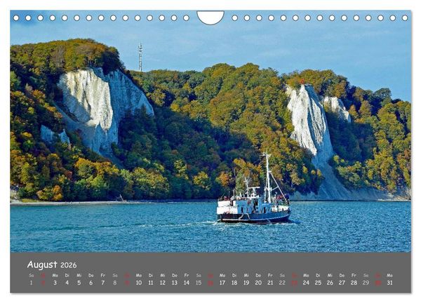 Produktbild: R&uuml;gen &ndash; Insel der Superlative (Wandkalender 2026 DIN A4 quer), CALVENDO Monatskalender