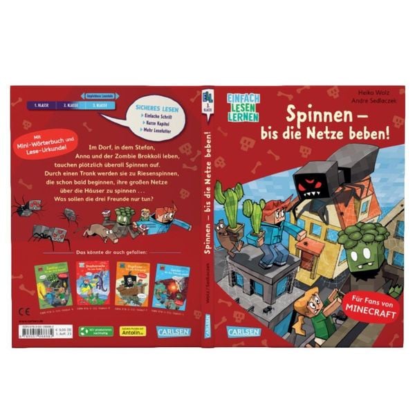 Produktbild: Minecraft 8: Spinnen &ndash; bis die Netze beben!