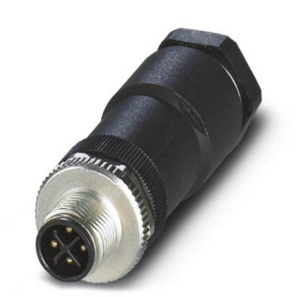 Produktbild: Phoenix Contact 1404641 Sensor-/Aktor-Steckverbinder, unkonfektioniert M12 Stecker, gerade Polzahl Sensoren: 4 1 St.
