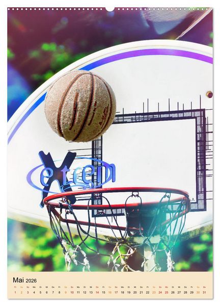 Produktbild: Basketball Fun (hochwertiger Premium Wandkalender 2026 DIN A2 hoch), Kunstdruck in Hochglanz
