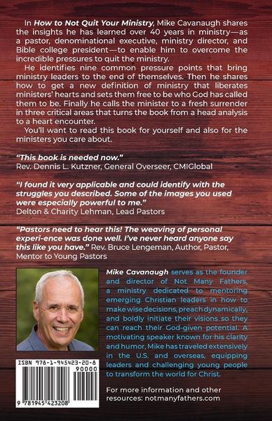 Produktbild: How To Not Quit Your Ministry