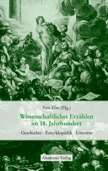 Produktbild: Wissenschaftliches Erz&auml;hlen im 18. Jahrhundert