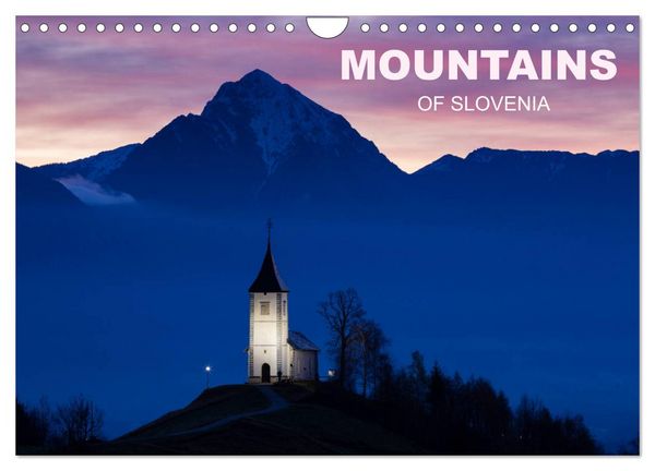 Produktbild: Mountains of Slovenia (Wall Calendar 2026 DIN A4 landscape), CALVENDO 12 Month Wall Calendar
