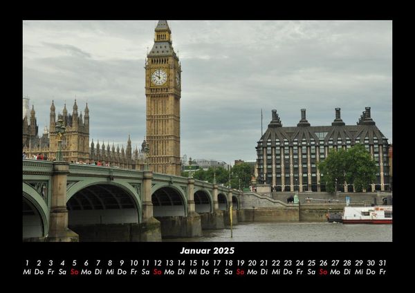 Produktbild: London 2025 Fotokalender DIN A3