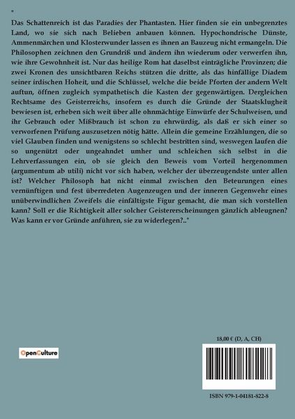 Produktbild: Tr&auml;ume eines Geistersehers, erl&auml;utert durch Tr&auml;ume der Metaphysik