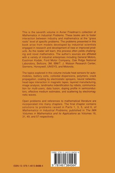 Produktbild: Mathematics in Industrial Problems