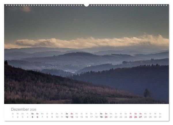 Produktbild: Sauerl&auml;nder Berge (Wandkalender 2026 DIN A2 quer), CALVENDO Monatskalender
