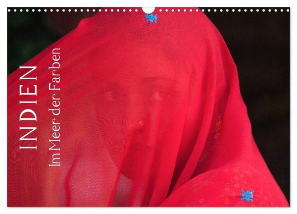 Produktbild: Indien - im Meer der Farben (Wandkalender 2026 DIN A3 quer), CALVENDO Monatskalender