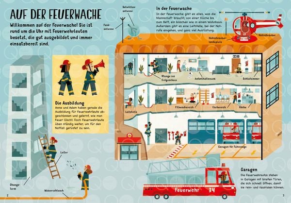 Produktbild: Das XXL-Set &ndash; Bauen, Wissen, Spielen: Bei der Feuerwehr